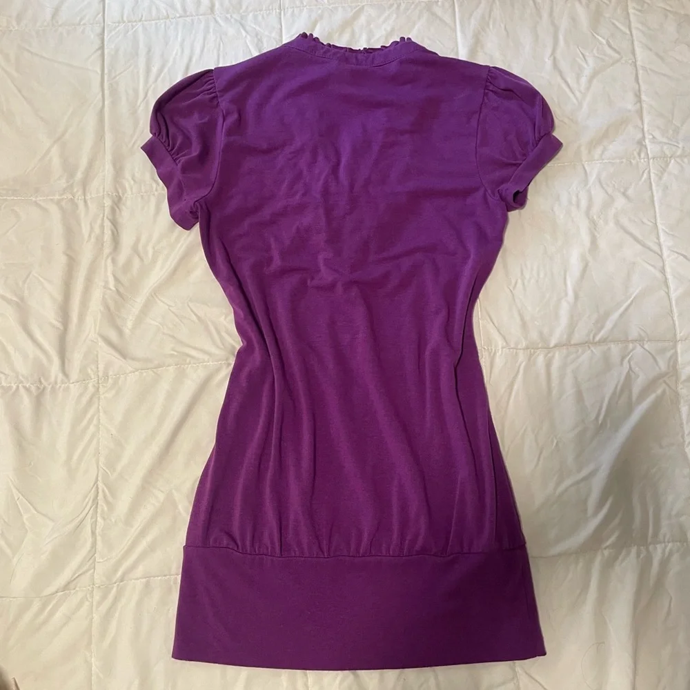 L8ter Purple Mini Dress - Picture 2 of 3